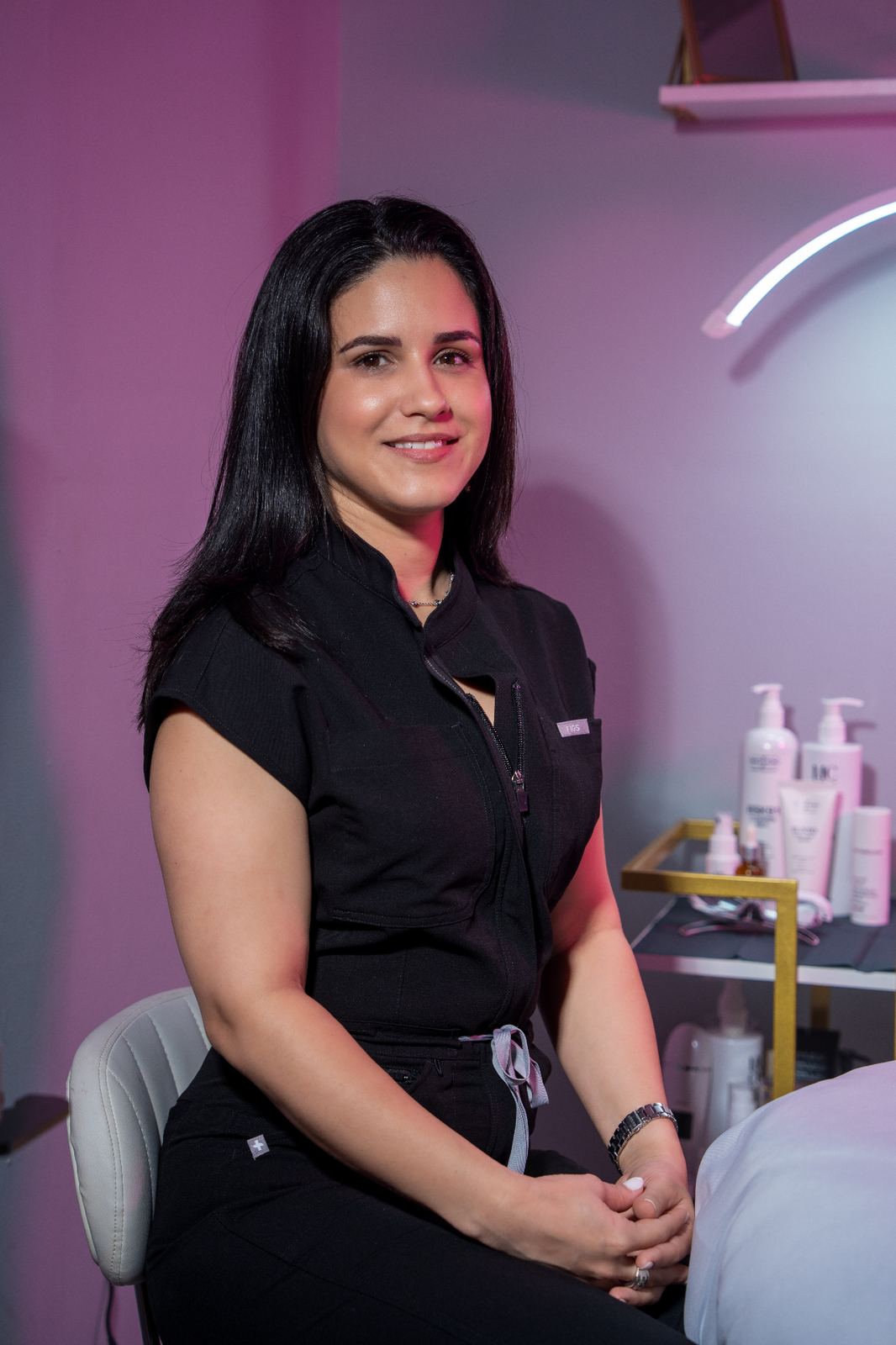 Karla, founder and lead esthetician of Skin Society Miami
